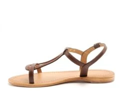 Les Tropeziennes Nu Pieds Plats Femme Hamess F Marron -REN Chaussures Magasin 9991204 3