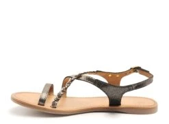 Les Tropeziennes Nu Pieds Plats Femme Hanano F Noir -REN Chaussures Magasin 9991302 3