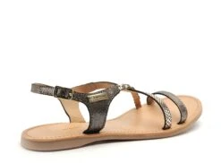 Les Tropeziennes Nu Pieds Plats Femme Hanano F Noir -REN Chaussures Magasin 9991302 5