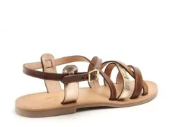 Les Tropeziennes Nu Pieds Plats Femme Hapaxgum F Marron -REN Chaussures Magasin 9991601 5