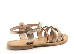 Les Tropeziennes Nu Pieds Plats Femme Hapaxgum F Or -REN Chaussures Magasin 9991602 5