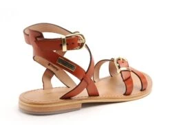 Les Tropeziennes Nu Pieds Plats Femme Hepana F Orange -REN Chaussures Magasin 9991901 5