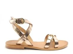 Les Tropeziennes Nu Pieds Plats Femme Hepana F Or