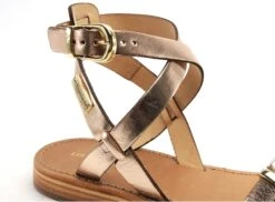 Les Tropeziennes Nu Pieds Plats Femme Hepana F Or -REN Chaussures Magasin 9991902 6