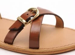 Les Tropeziennes Nu Pieds Plats Femme Hepana F Marron -REN Chaussures Magasin 9991903 6