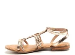 Les Tropeziennes Nu Pieds Plats Femme Bongo F Or -REN Chaussures Magasin 9992101 3