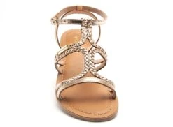 Les Tropeziennes Nu Pieds Plats Femme Bongo F Or -REN Chaussures Magasin 9992101 4