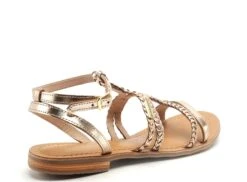 Les Tropeziennes Nu Pieds Plats Femme Bongo F Or -REN Chaussures Magasin 9992101 5