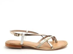 Les Tropeziennes Nu Pieds Plats Femme Monaco F Beige