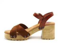 Porronet Nu Pieds Talons Femme Fi2881 Marron -REN Chaussures Magasin 9995801 3