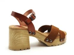 Porronet Nu Pieds Talons Femme Fi2881 Marron -REN Chaussures Magasin 9995801 5