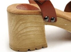 Porronet Nu Pieds Talons Femme Fi2881 Marron -REN Chaussures Magasin 9995801 6